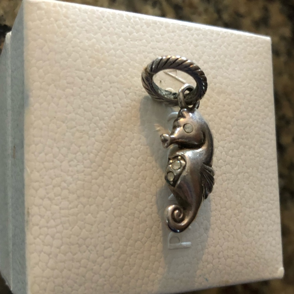 Seashorse charm.